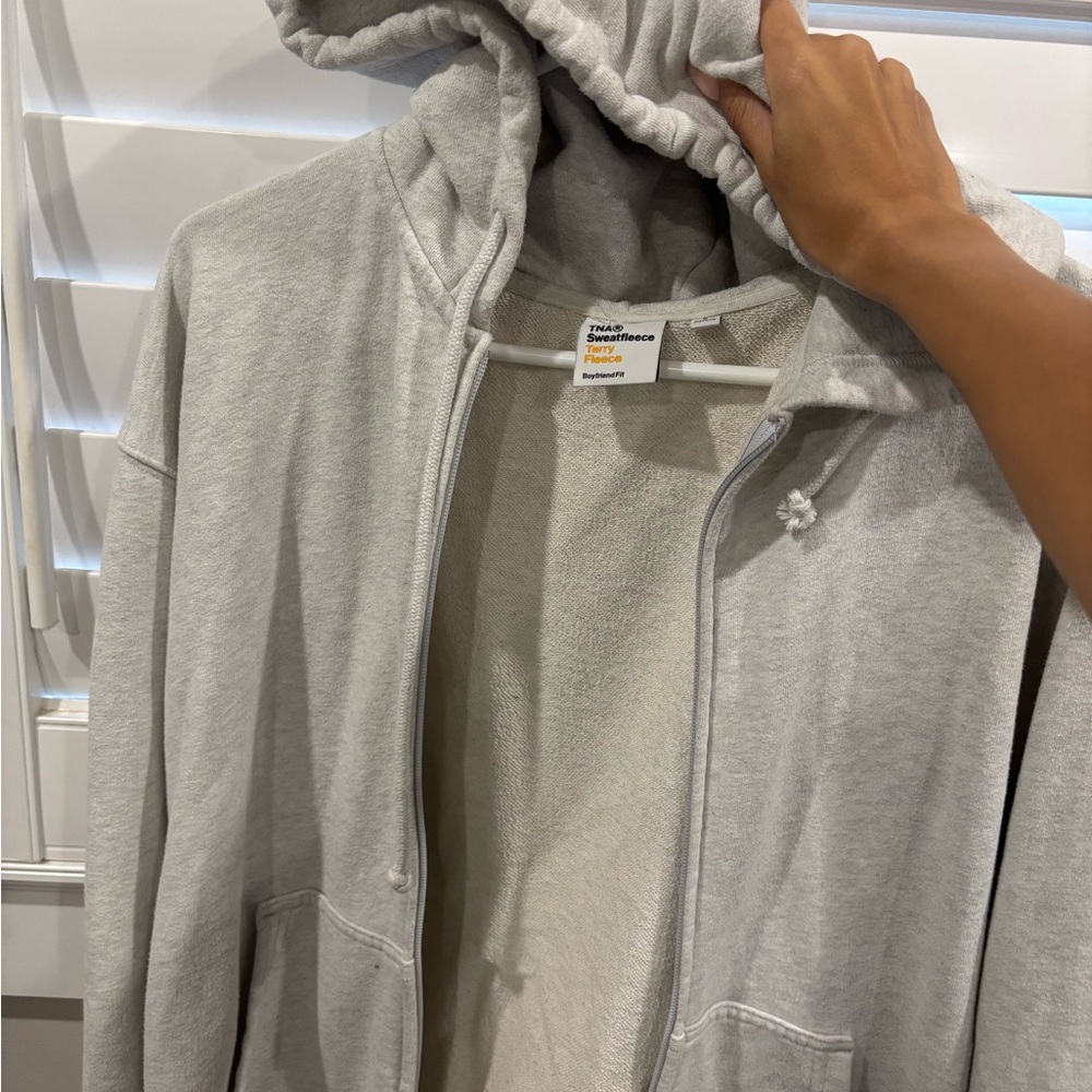 TNA Cream Sweatfleece Hoodie